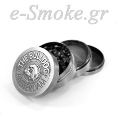 Grinder The Bulldog 4 Parts Silver Metal