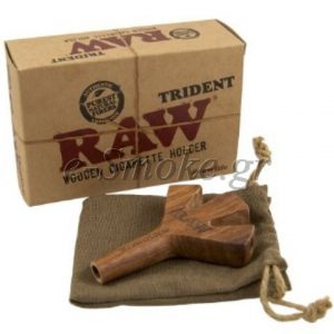 Raw Trident Cig Holder Wooden