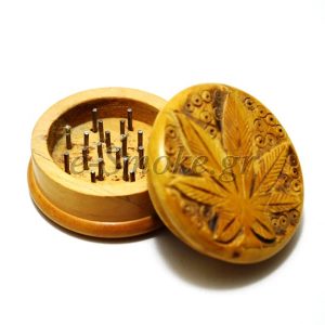 Grinder Wooden Leaf Logo 2pats