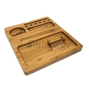 Ξύλινο Κουτί RAW Bambo Back Flip Rolling Tray