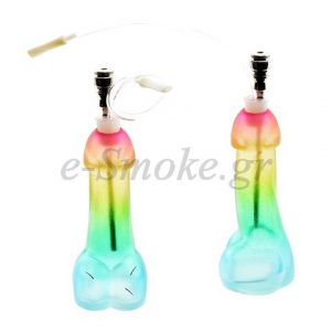 Πιπάκι mini ναργιλές Atomic γυάλινο Dick