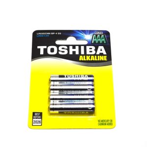 ΜΠΑΤΑΡΙΕΣ ALKALINE TOSHIBA 3A LR03G C BP-4 SS(4 ΤΕΜ)