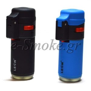 Αντιανεμικός Leon Barrel Jet Flame Blue & Black 170225