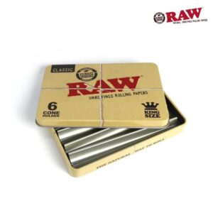 RAW Μεταλλικό Kουτί Θήκη για 6 Κώνους - King Size