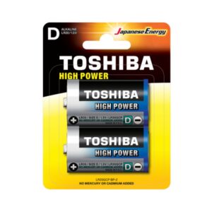 Toshiba D High Power Αλκαλικές Μπαταρίες 2 Τμχ