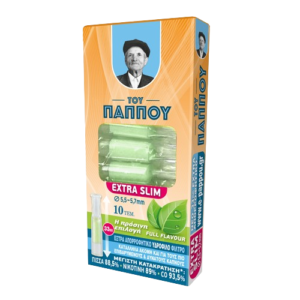 Πιπάκι Του Παππού 42902-380 Extra Slim 5,5-5,7mm 33mm Υδρόφιλο