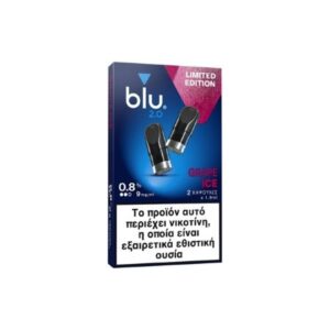 Blu 2.0 Κάψουλες Grape Ice 0,8% 9mg