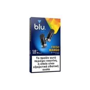Blu 2.0 Κάψουλες Fresh Mango 1,6% 18mg
