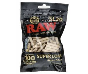 RAW Super Long Filters - Unbleached Slim SL30(φιλτροτζιβάνες)