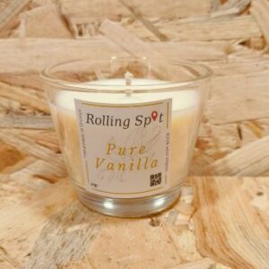 Χειροποίητο Αρωματικό Κερί Σόγιας Pure Vanilla 90gr