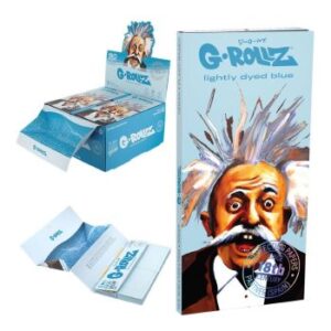 G-rollz Collector 'Genius' lightly dyed blue size μέγεθος χαρτάκια + τζιβάνες