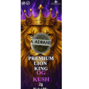 Premium Lion King Og Kush 2gr Herbal Mix