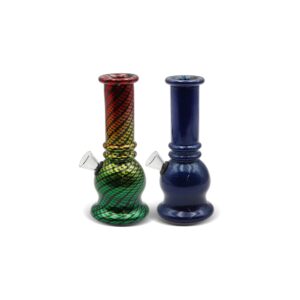 Nirvana Bubble Mix 15cm Γυάλινο Bong Μπλε